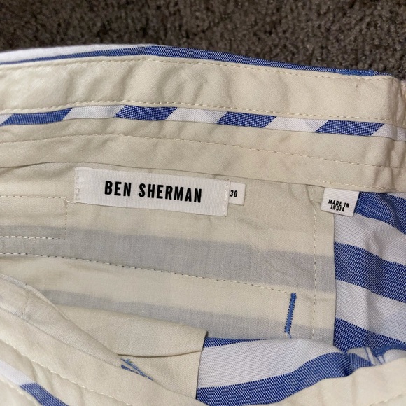 Ben Sherman Oxford Stripe Shorts - Picture 3 of 3